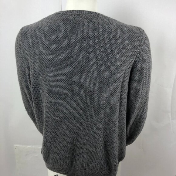 Joseph Abboud Men's Grey V-neck Sweater Size L - Picture 13 of 13